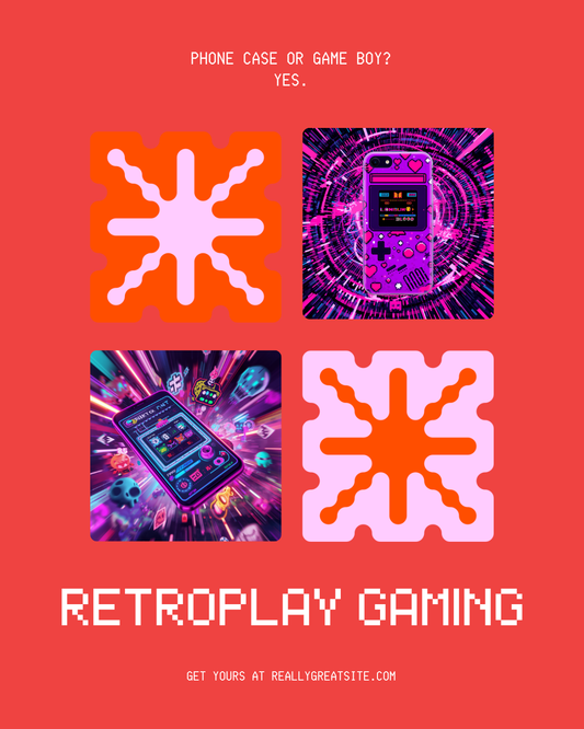 RetroPlay Gaming Phone Case